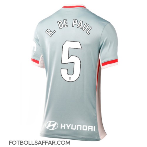 Atletico Madrid Rodrigo De Paul #5 Bortatröja Dam 2024-25 Kortärmad